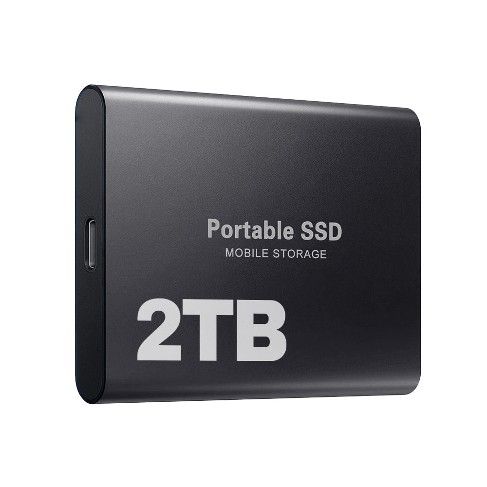 External 2 TB SSD, Fast Storage, Portable USB-C Drive