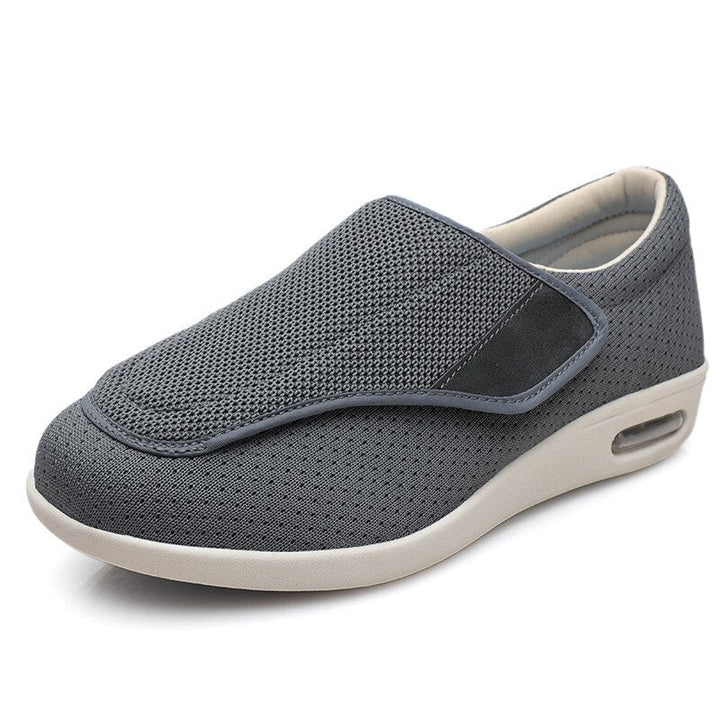 Wide Everyday Shoes with Hook-and-Loop Fastening – ComfortEase