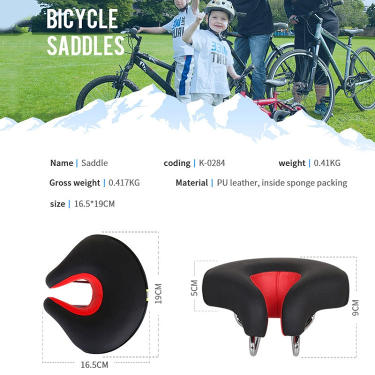 Bicycle Saddle | Noseless, Ergonomic | Generous Foam Padding | Ridora