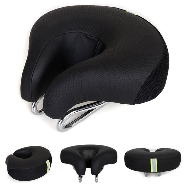 Bicycle Saddle | Noseless, Ergonomic | Generous Foam Padding | Ridora