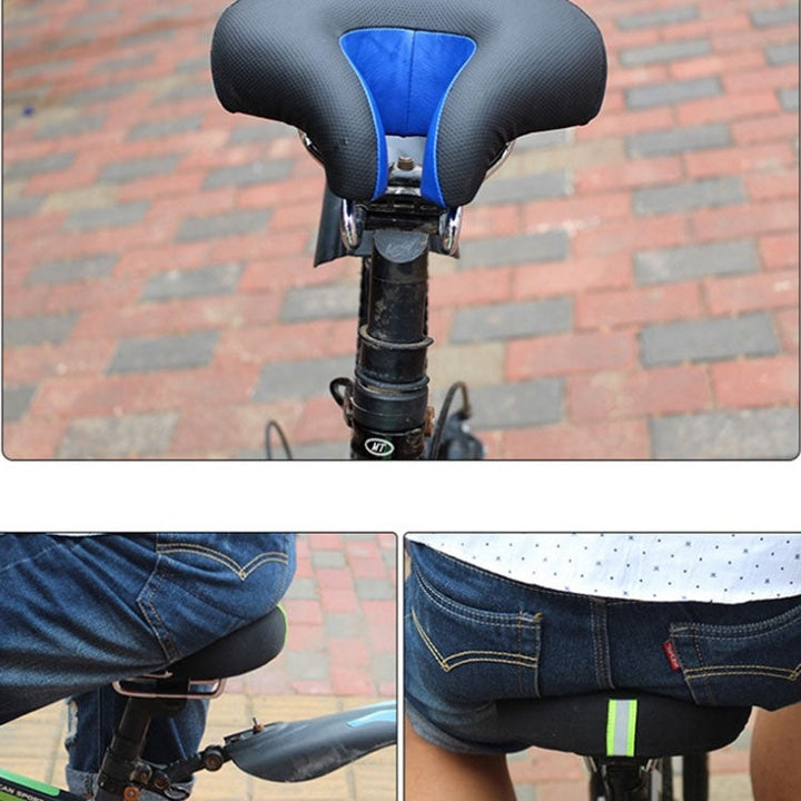 Noseless Mountain Bike Saddle | Ergonomic Padded Seat | Pressure Relief
