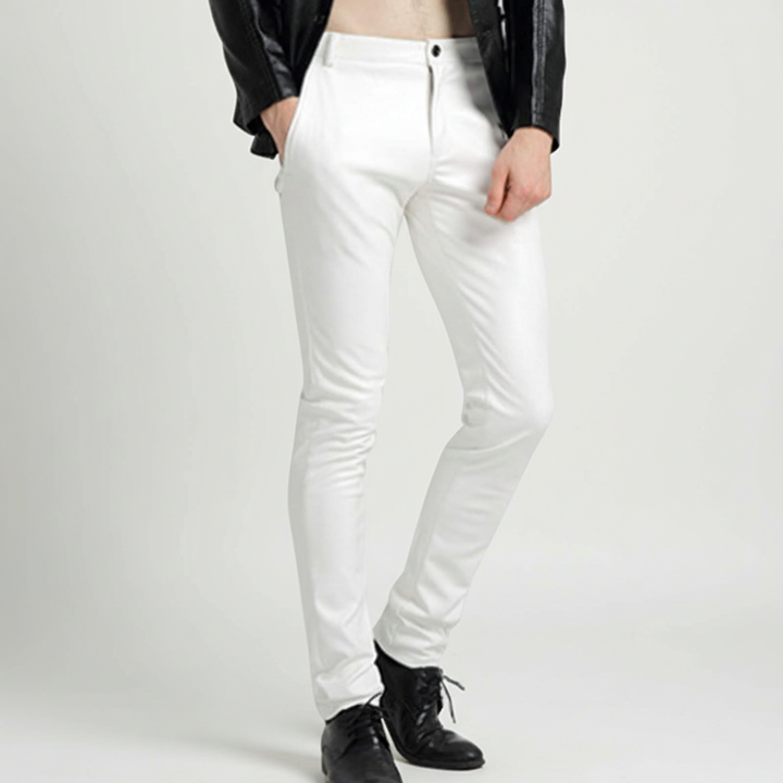 Faux Leather Men's Pants - Oscar