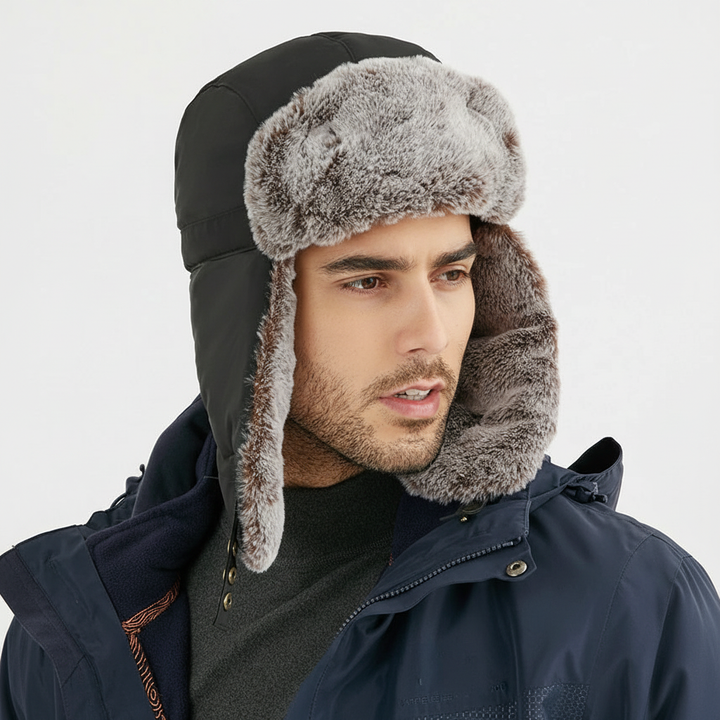 Lined Winter Hat with Ear Flaps - AlpineFleece