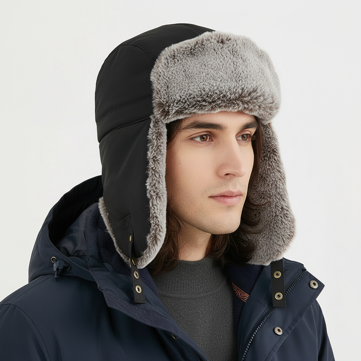 Lined Winter Hat with Ear Flaps - AlpineFleece