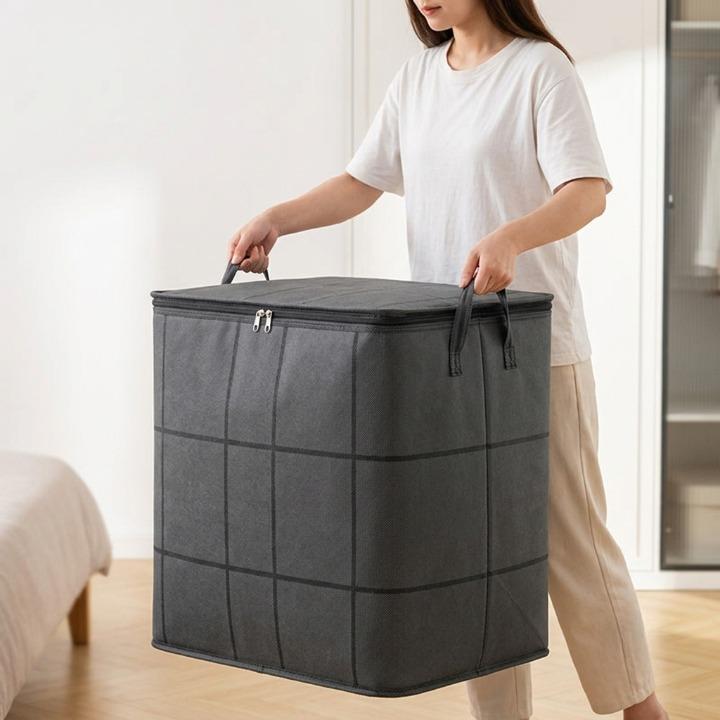 Foldable Bedding Storage Bag with Double Zip, in 3 Sizes