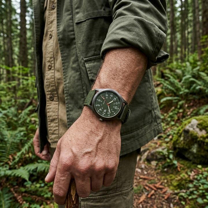 Military Watch with Nylon Strap – Water-Resistant, Shockproof, with Luminous Hands