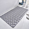 Quick Drain Anti-Slip Shower Mat with Suction Cups for Secure Grip