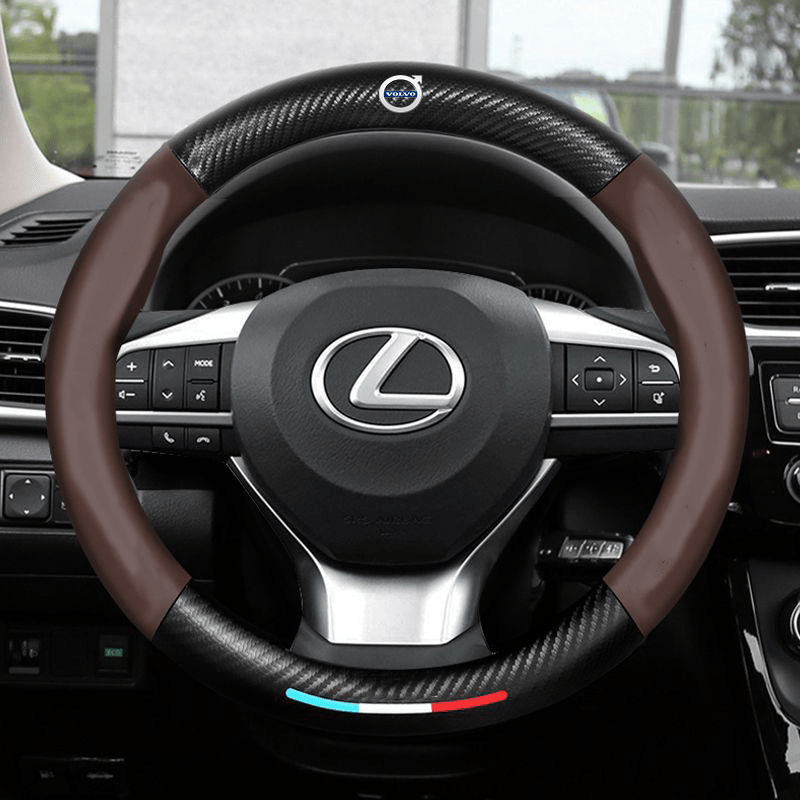 GripGuard | Elegant, Breathable and Non-Slip Steering Wheel Cover