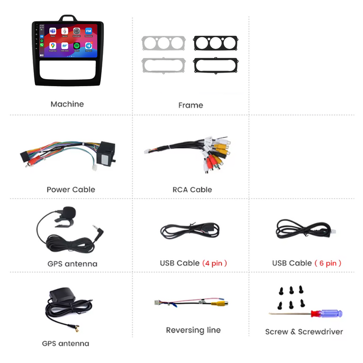 Ford Focus | CarPlay & Android Auto |  2004 - 2011