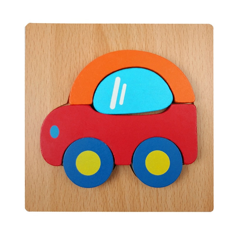 Wooden Montessori Puzzle – ColourJoy (Buy 1 Get 1 Free)