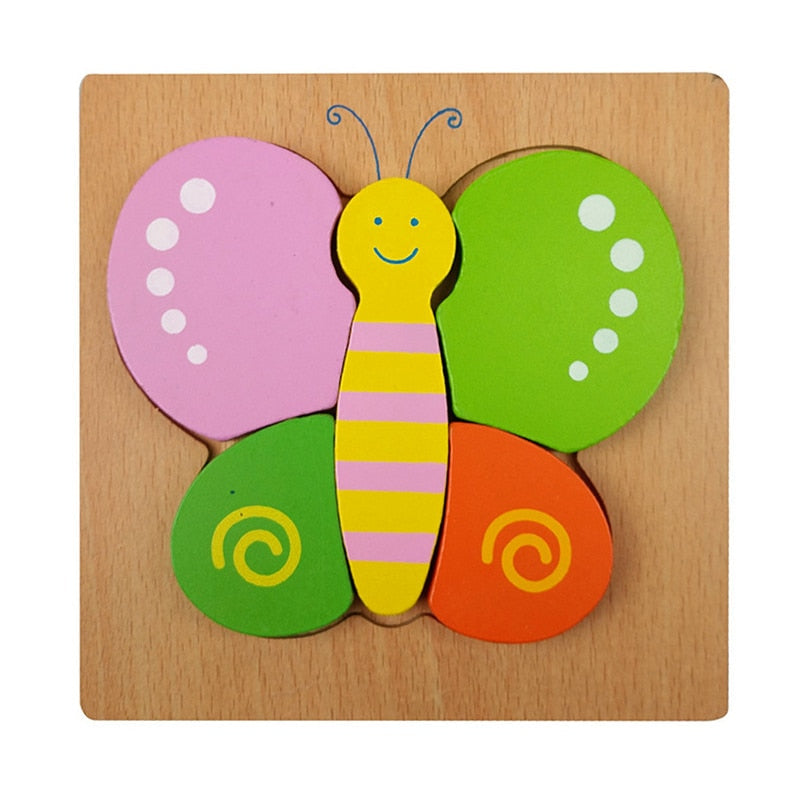Wooden Montessori Puzzle – ColourJoy (Buy 1 Get 1 Free)