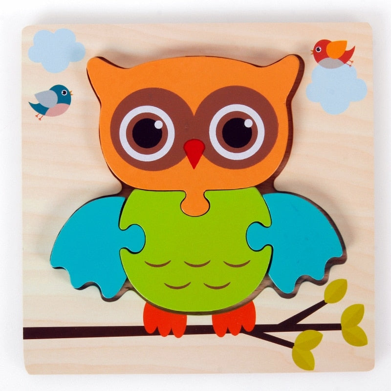 Wooden Montessori Puzzle – ColourJoy (Buy 1 Get 1 Free)