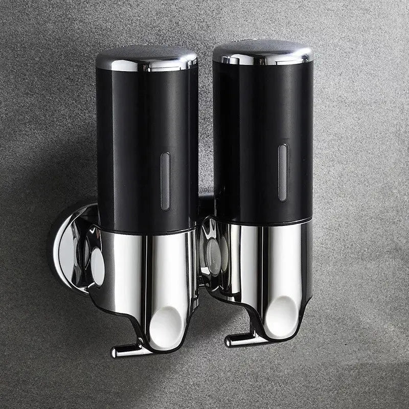 PureFlow - Wall-Mounted Soap Dispenser with Two Compartments for an Elegant Bathroom