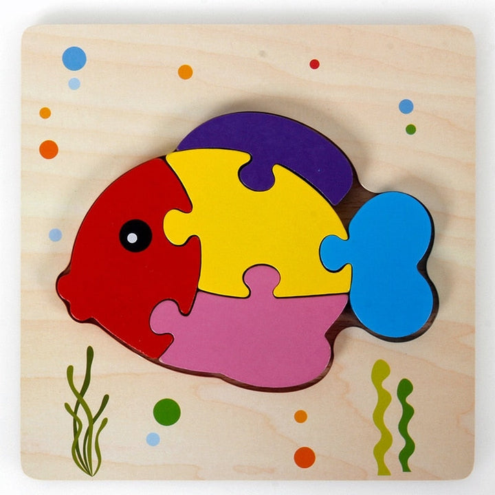 Wooden Montessori Puzzle – ColourJoy (Buy 1 Get 1 Free)