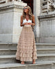 Tulle Maxi Skirt with Elastic Waistband
