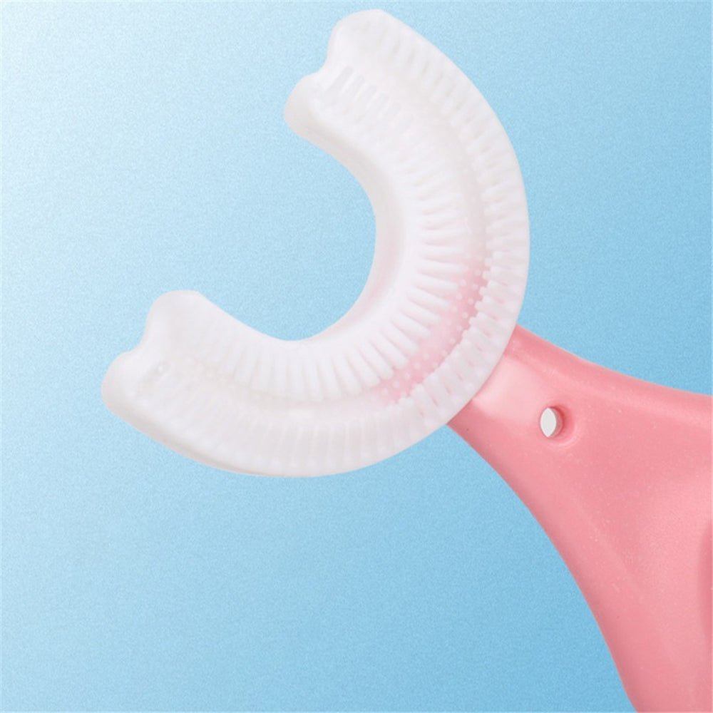 U-Shaped Kids' Toothbrush – Gentle 360° Cleaning for All Ages