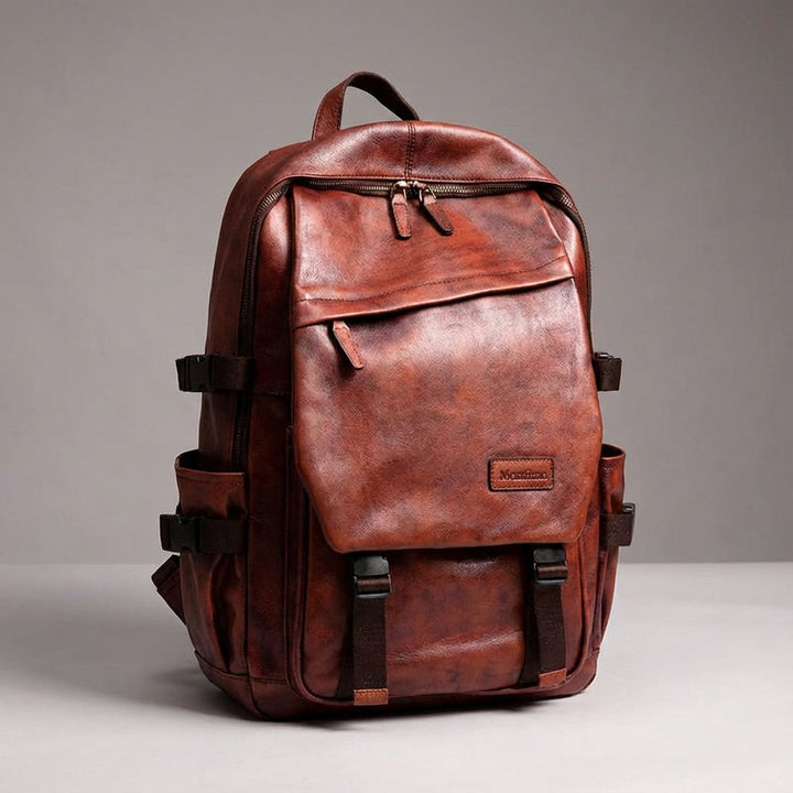 Handcrafted Cowhide Leather Backpack – Vintora