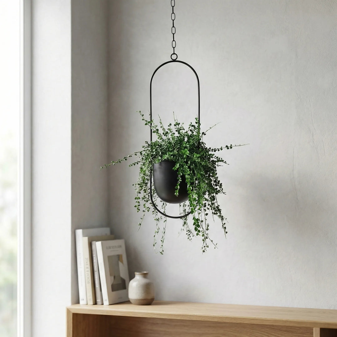 Hanging Planter with Geometric Frame - Floraveil