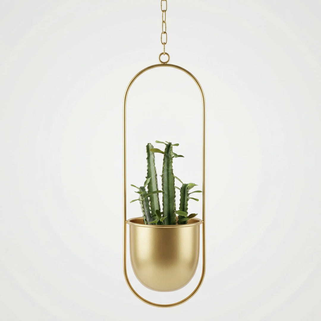 Hanging Planter with Geometric Frame - Floraveil