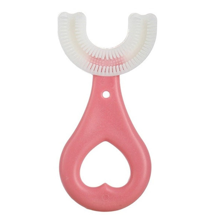U-Shaped Kids' Toothbrush – Gentle 360° Cleaning for All Ages