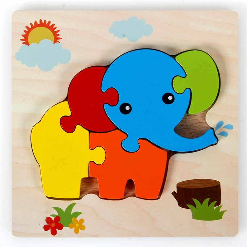 Wooden Montessori Puzzle – ColourJoy (Buy 1 Get 1 Free)