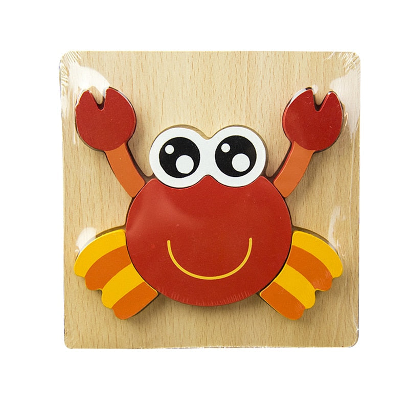 Wooden Montessori Puzzle – ColourJoy (Buy 1 Get 1 Free)