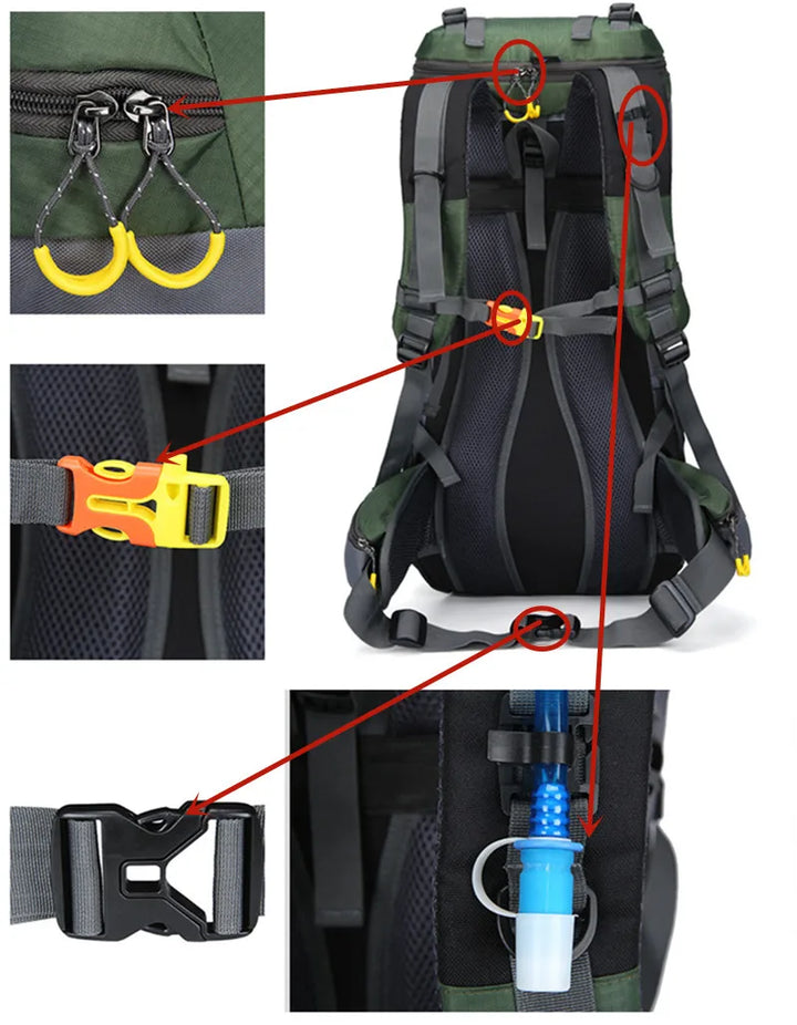 60L Waterproof Rucksack - AdventurePro