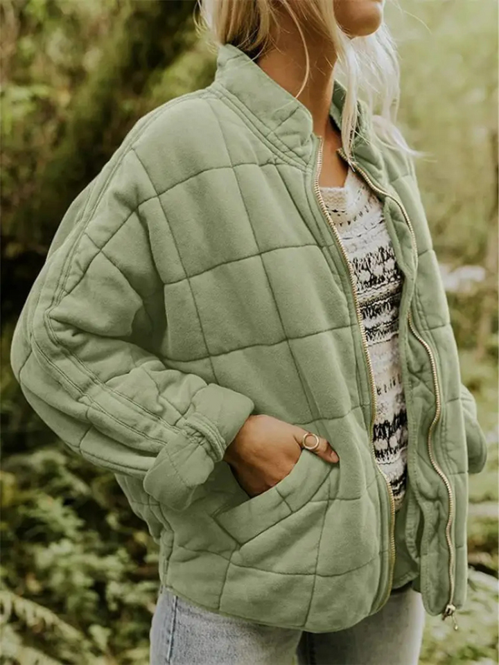 Oversized Lined Transitional Jacket - Eliza