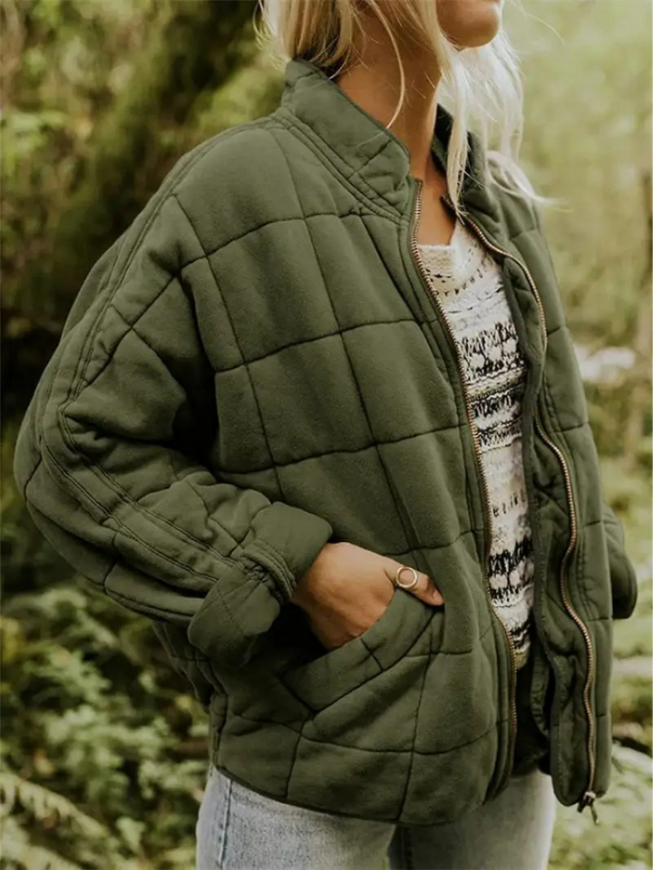 Oversized Lined Transitional Jacket - Eliza
