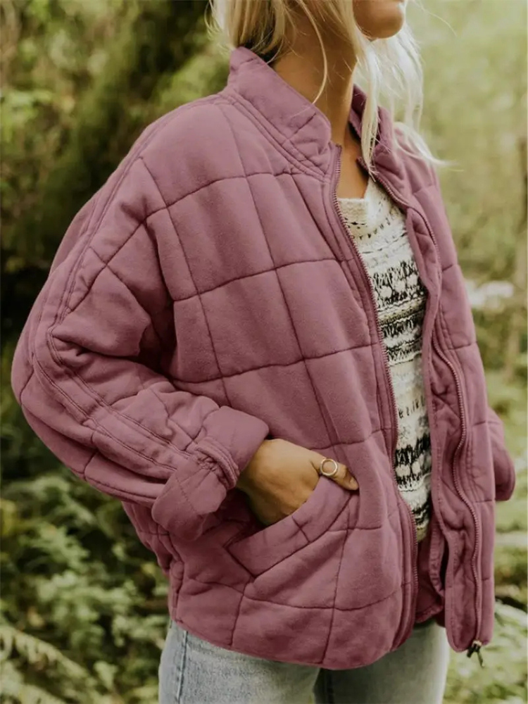 Oversized Lined Transitional Jacket - Eliza
