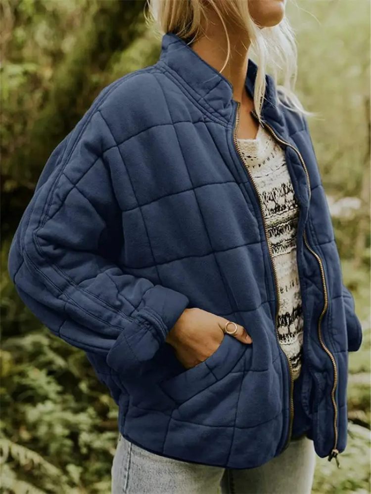Oversized Lined Transitional Jacket - Eliza