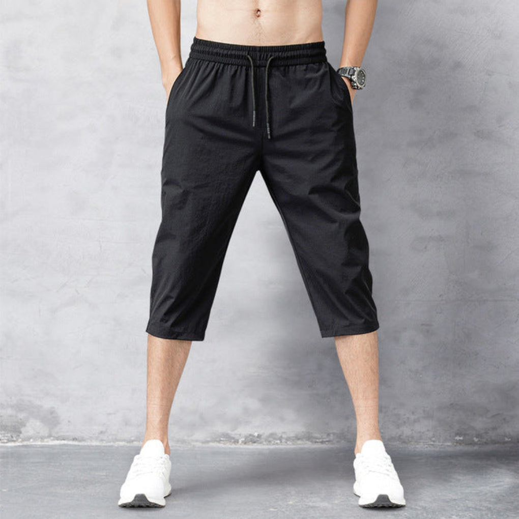 Men's 3/4 Nylon Pants – Quick-Drying and Versatile
