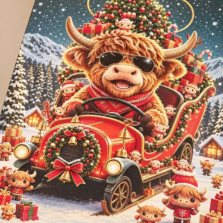 Highland Cow Christmas Advent Calendar - Moozle
