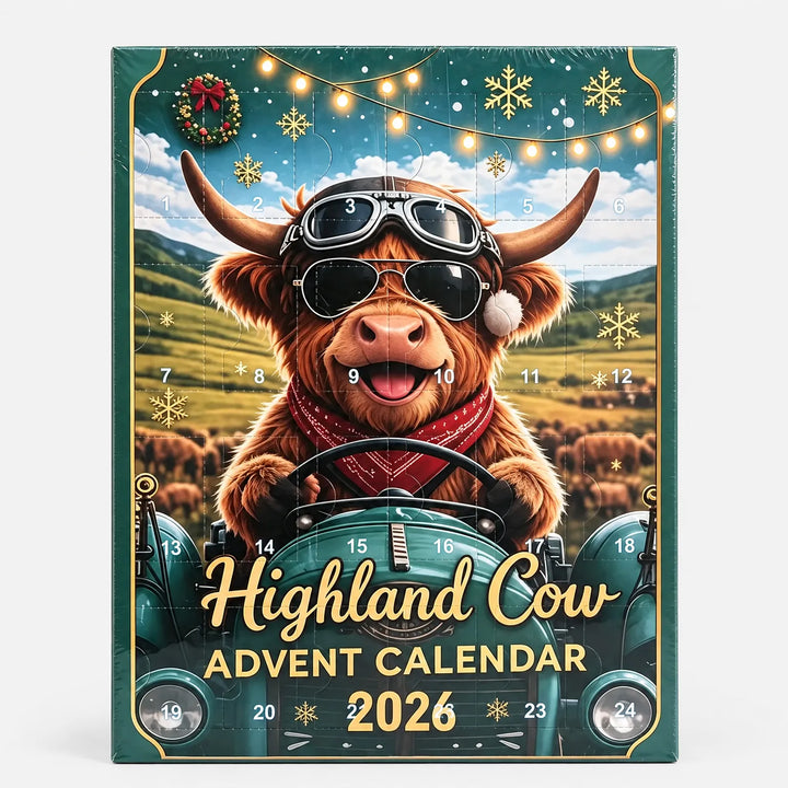 Highland Cow Christmas Advent Calendar - Moozle
