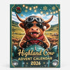 Highland Cow Christmas Advent Calendar - Moozle