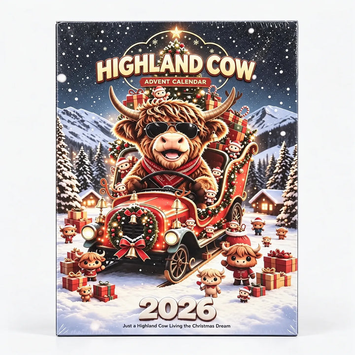 Highland Cow Christmas Advent Calendar - Moozle