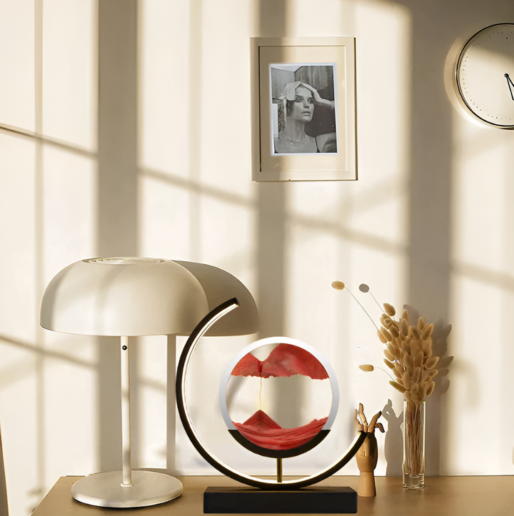 Sand Glow - Sand Lamp with Remote Control and Dimmable Features