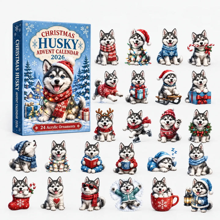 Husky Holiday Countdown Calendar - Tundro