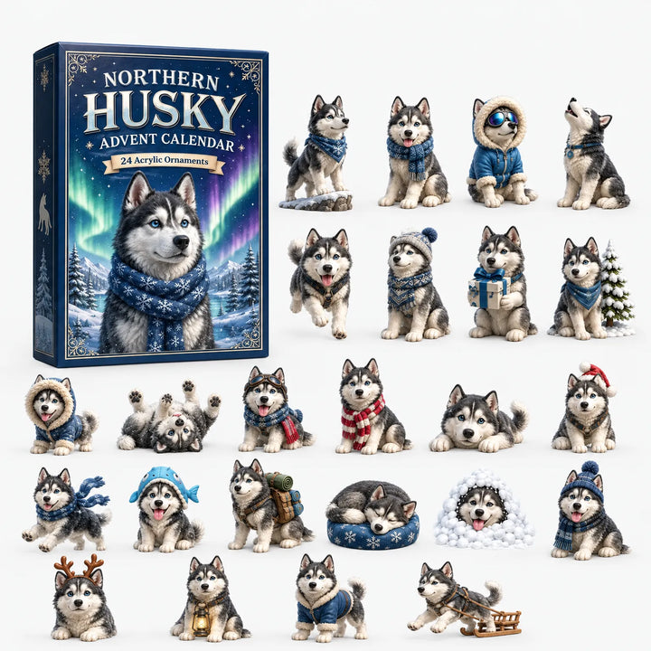 Husky Holiday Countdown Calendar - Tundro