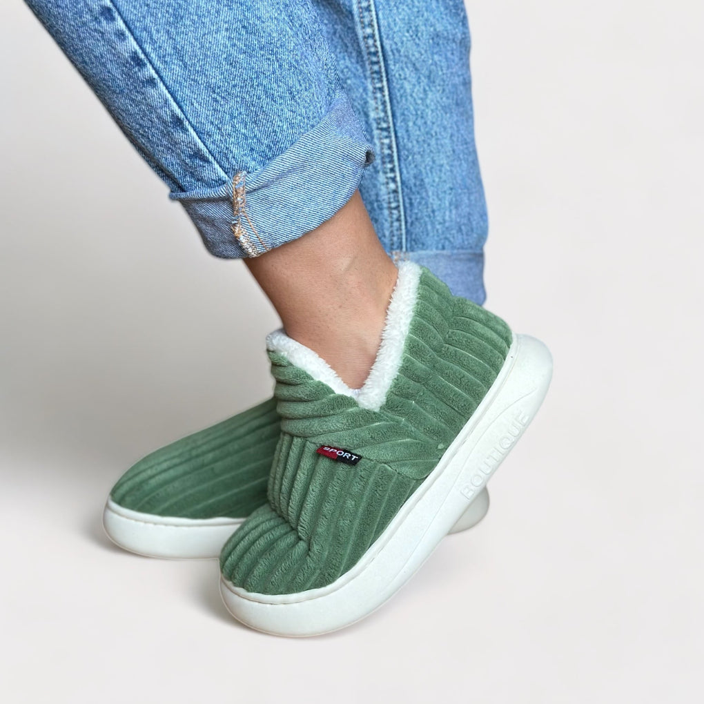 Ultra-Warm Ergonomic Fur Slippers