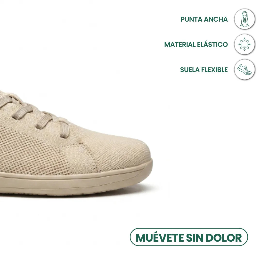 Unisex barefoot sneakers with wide toe box and breathable mesh