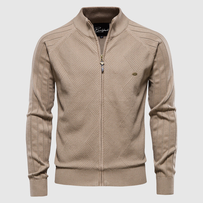Men’s Cotton Full-Zip Cardigan