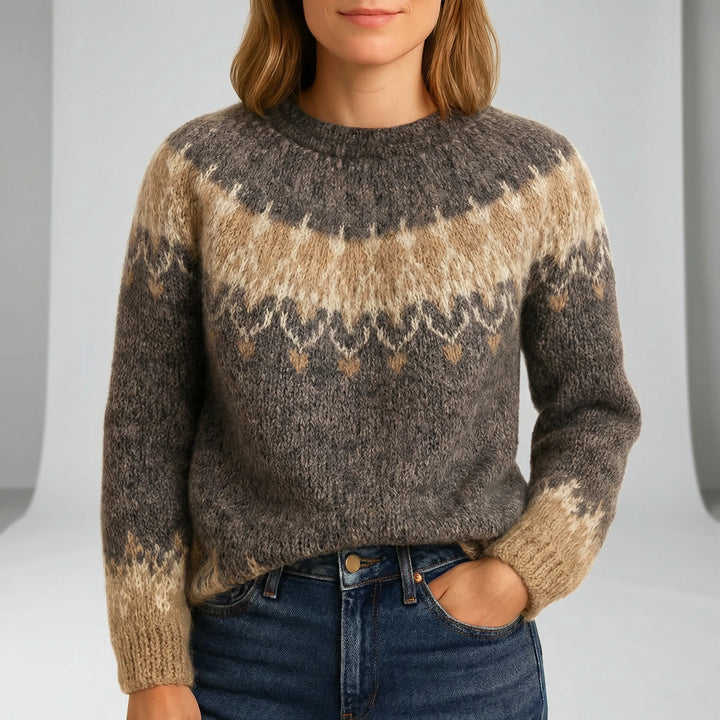 Classic Crew Neck Sweater - Xenia