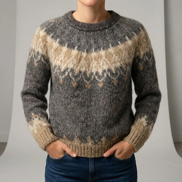 Classic Crew Neck Sweater - Xenia