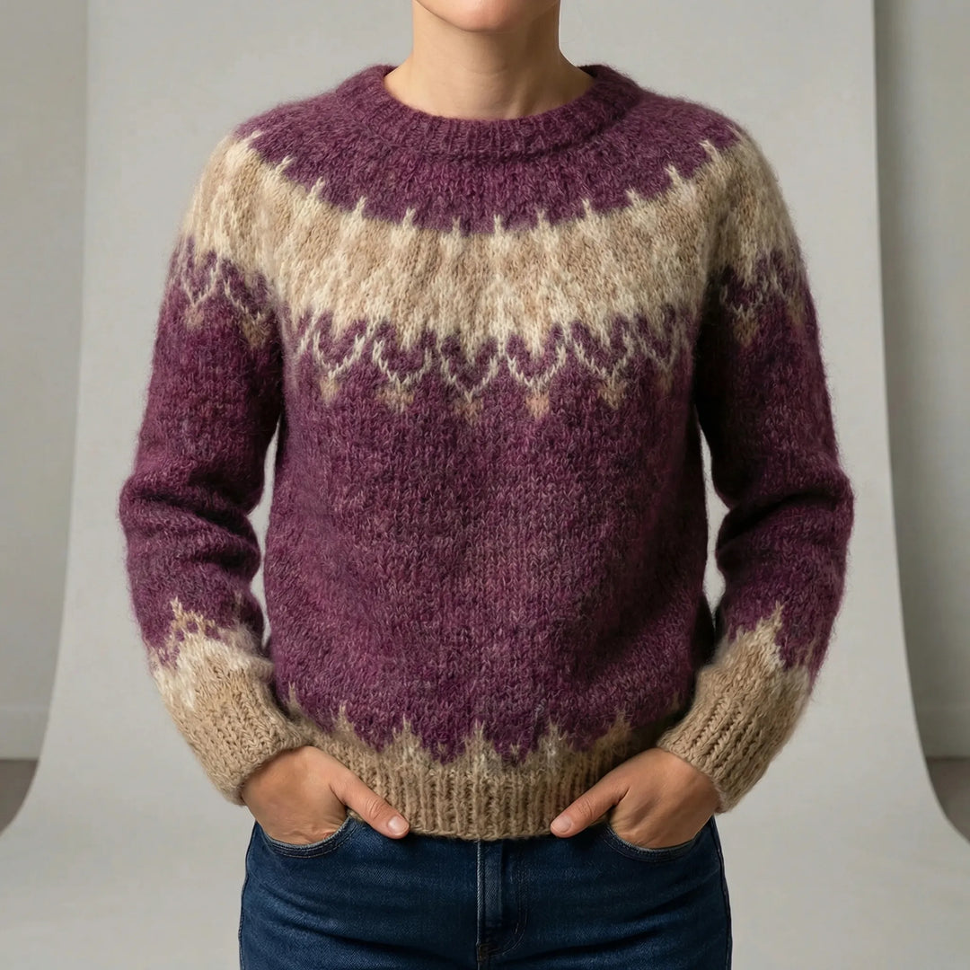 Classic Crew Neck Sweater - Xenia