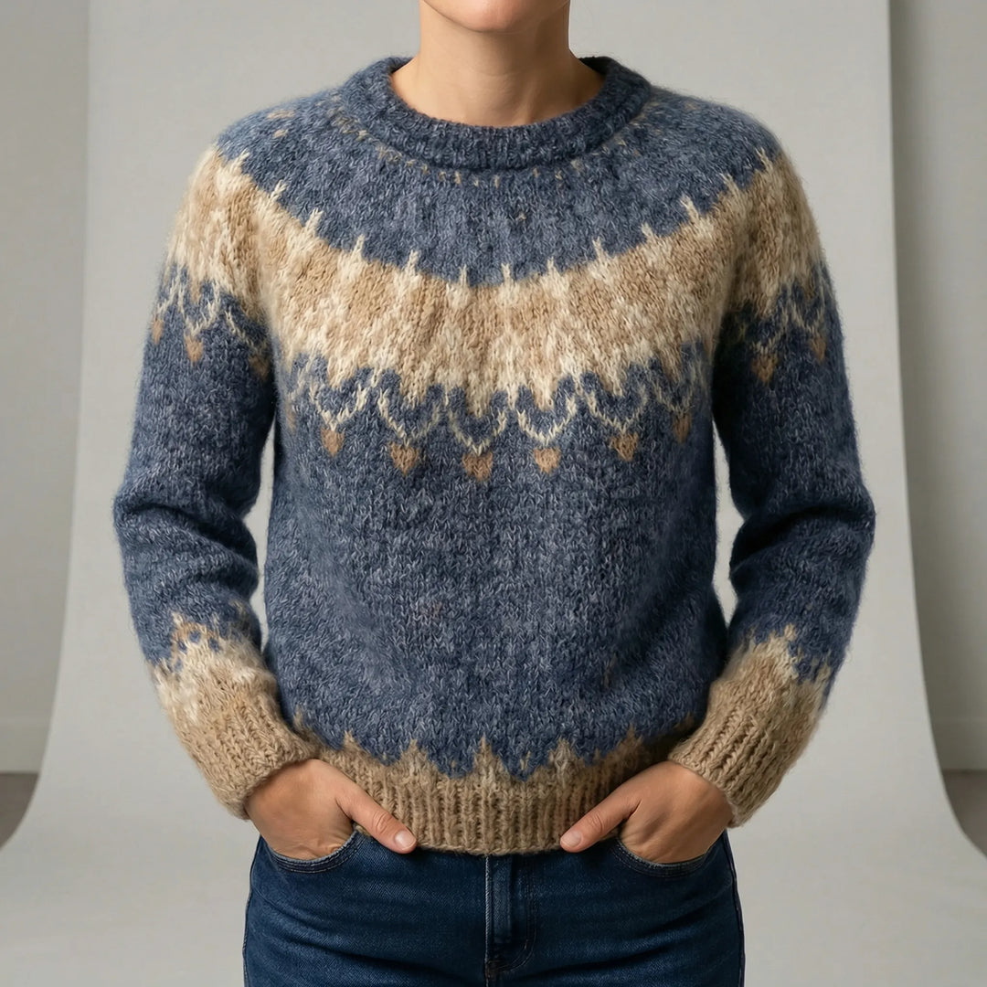 Classic Crew Neck Sweater - Xenia