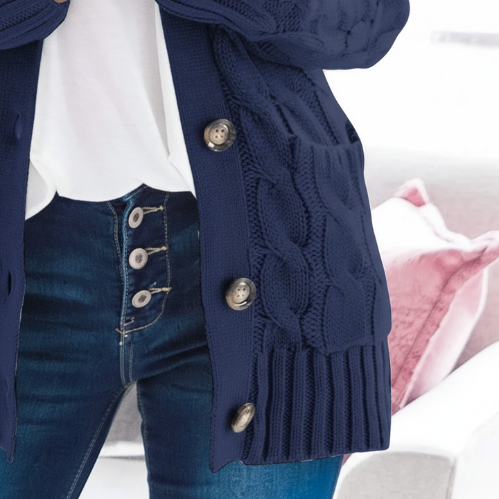 Classic Knitted Cardigan - Clara