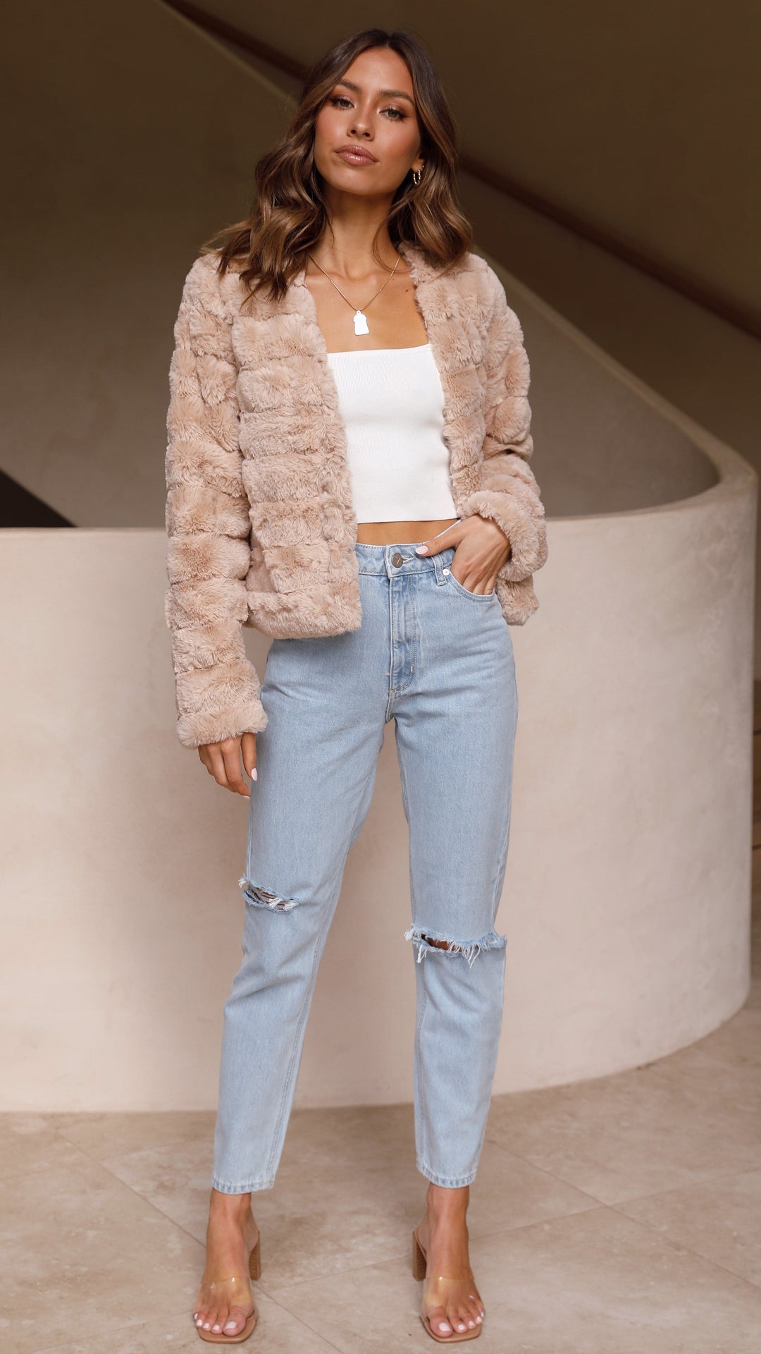 Luxurious Women's Cropped Jacket – Veloura