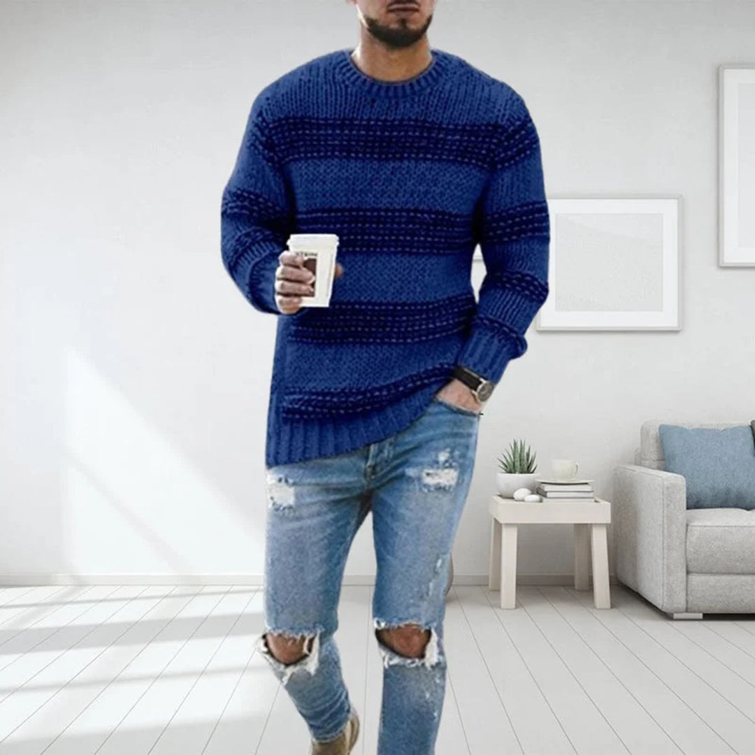 Chunky Knit Scandinavian Men's Sweater - Arvid