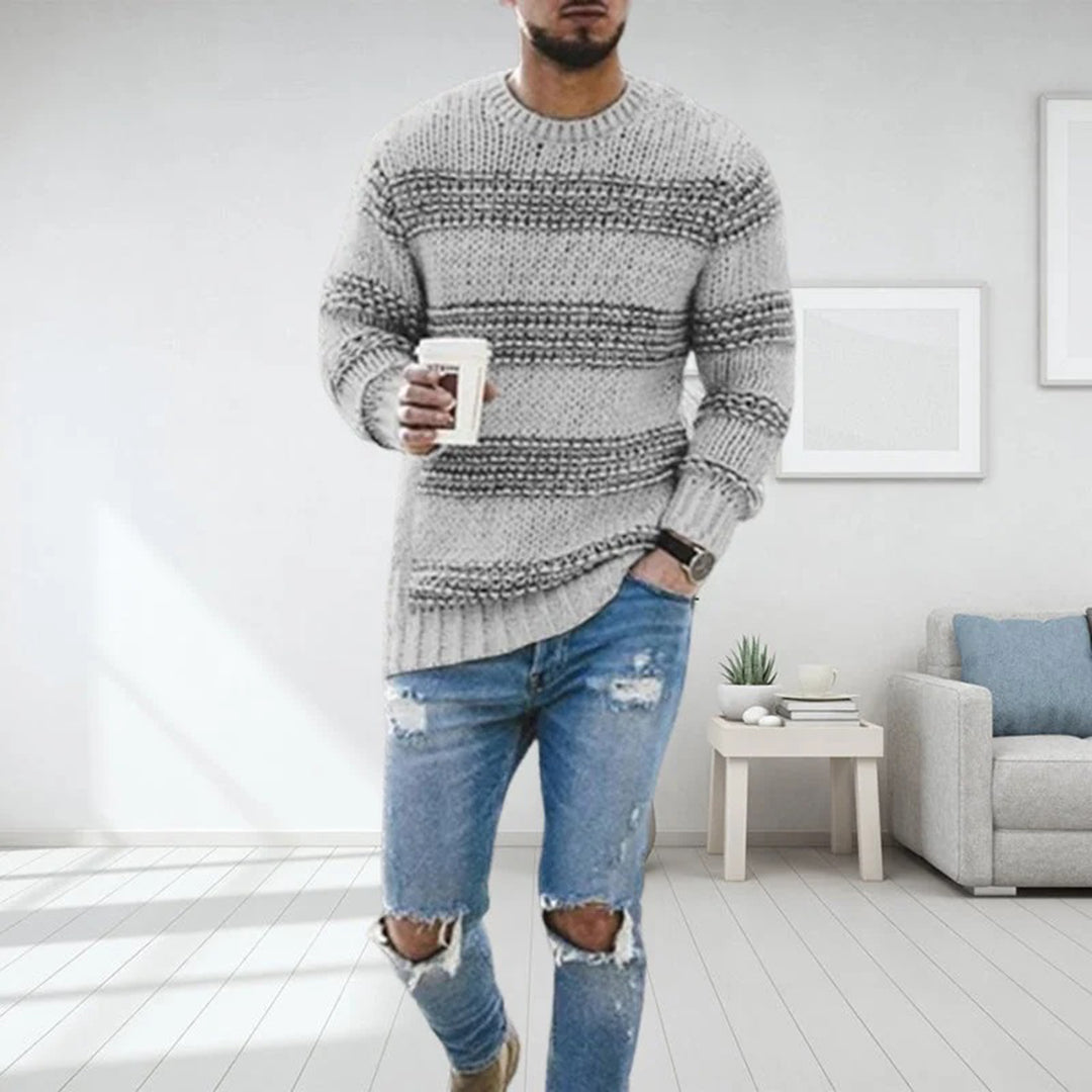 Chunky Knit Scandinavian Men's Sweater - Arvid
